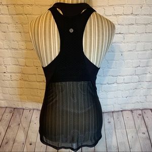 NWOT Lululemon racerback mesh black tank,, 8